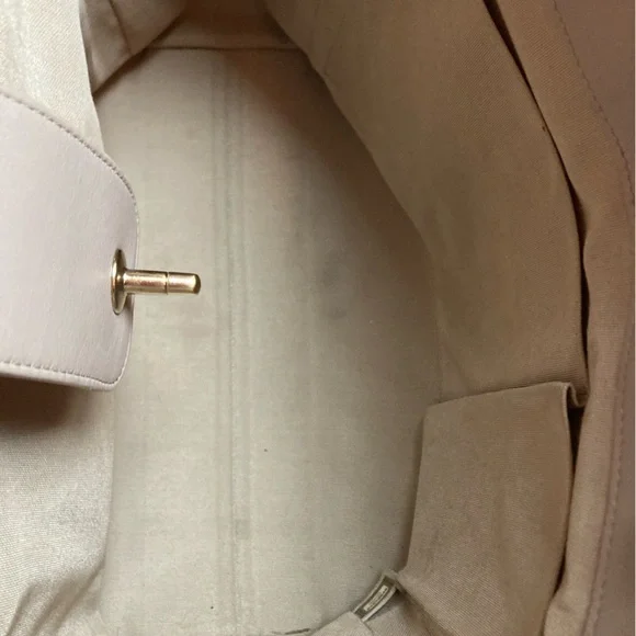 CHANEL Taupe CC Lambskin Chevron Quilted Leather Chain Statement Shopper Tote - Picture 8 of 15